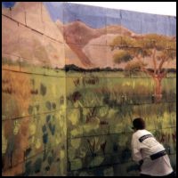 Mural painting.